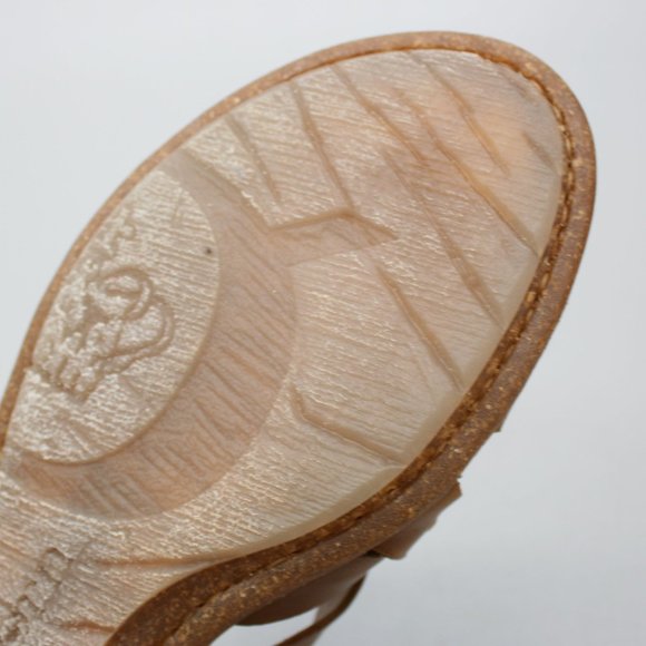 Born Ladies 6 Tepati Brown /Rust Leather Slides Mules Slip-on Open-toe Sandals - Picture 10 of 12